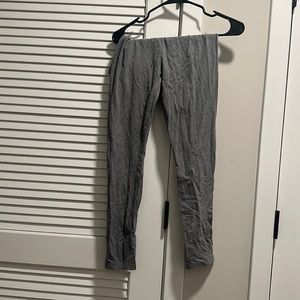 Grey cotton leggings